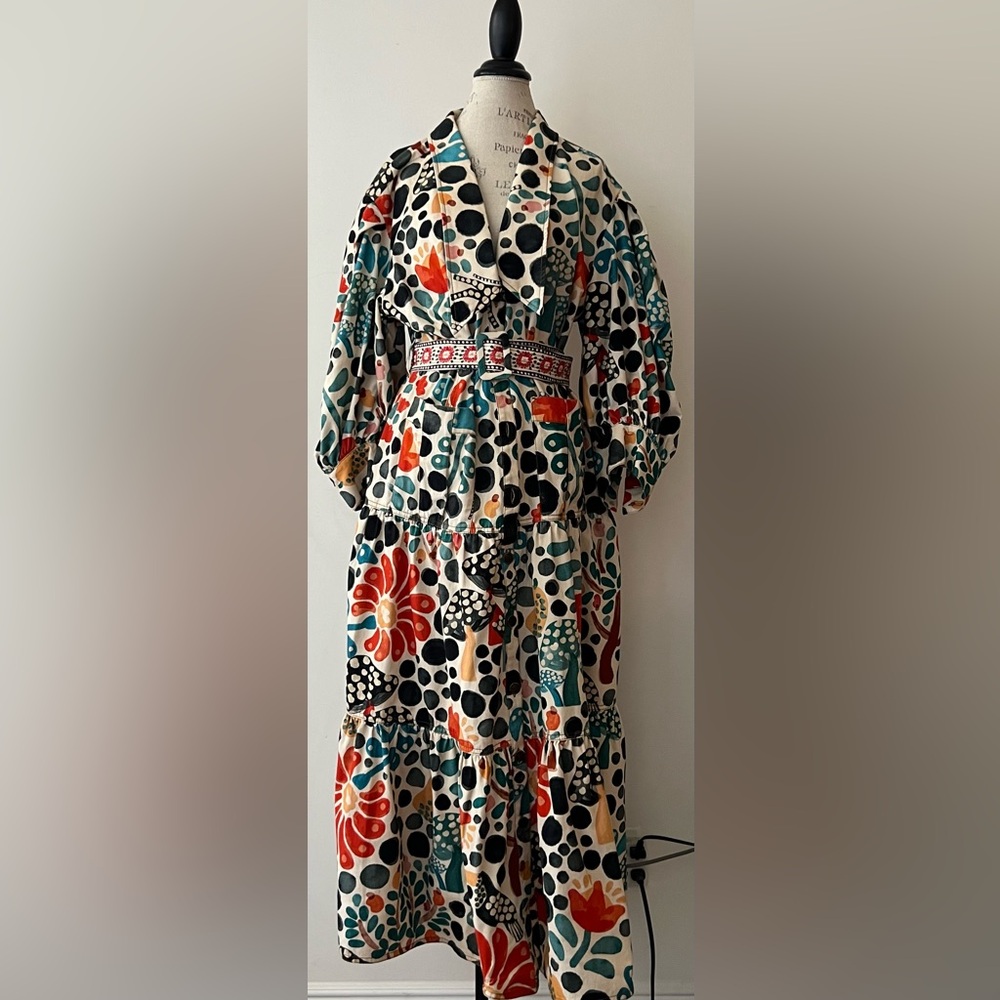 Belted Farm Rio Coat Dress - Picture 5 of 9